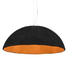 Hanglamp E27 &Oslash;70 cm zwart en goud