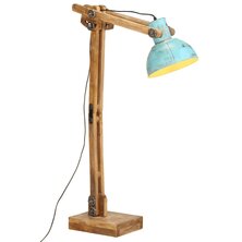 Vloerlamp 25 W E27 33x25x130-150 cm verweerd blauw