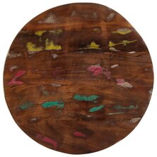 Tafelblad rond &Oslash; 40x1,5 cm massief gerecycled hout