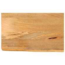 Tafelblad met natuurlijke rand 50x30x2,5 cm massief mangohout