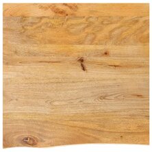 Tafelblad met natuurlijke rand 40x40x2,5 cm massief mangohout