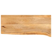 Tafelblad met natuurlijke rand 70x20x3,8 cm massief mangohout