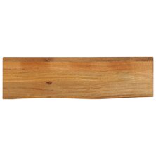 Tafelblad met natuurlijke rand 100x20x2,5 cm massief mangohout