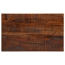 Tafelblad rechthoekig 40x20x2,5 cm massief gerecycled hout