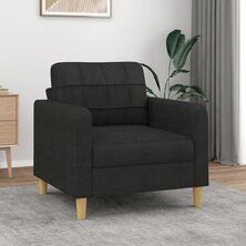 Fauteuil 60 cm stof zwart