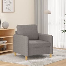 Fauteuil 60 cm stof taupe