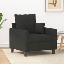 Fauteuil 60 cm stof zwart