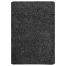 Vloerkleed shaggy anti-slip 120x170 cm donkergrijs