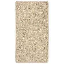 Vloerkleed shaggy anti-slip 80x150cm cr&egrave;mekleurig