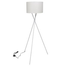 Vloerlamp inclusief lampenkap 139 cm wit