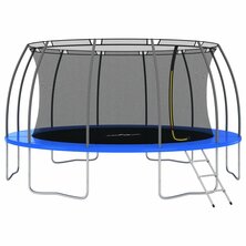 Trampolineset rond 150 kg 488x90 cm