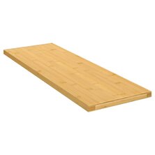 Wandschap 60x20x1,5 cm bamboe