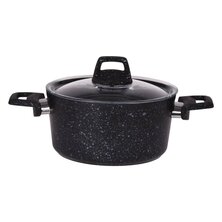 Excellent Houseware Braadpan met deksel 2,7 L aluminium