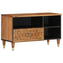 Tv-meubel 80x33x46 cm massief mangohout