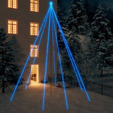 Kerstboomverlichting 1300 LED&apos;s binnen/buiten 8 m blauw