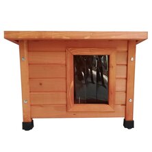 @Pet Kattenhok voor buiten XL 68,5x54x51,5 cm hout bruin