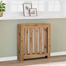 Radiatorombouw 78x20x82 cm bewerkt hout artisanaal eikenkleur