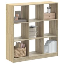 Boekenkast 102x32x108 cm bewerkt hout sonoma eikenkleurig