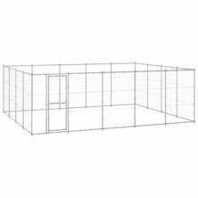 Hondenkennel 24,2 m&sup2; gegalvaniseerd staal