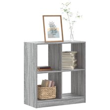 Boekenkast 68,5x32x75 cm bewerkt hout grijs sonoma eikenkleurig