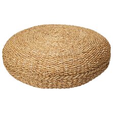 Home&Styling Poef rond &Oslash;58x20 cm zeegras naturel