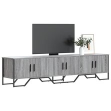 Tv-meubel 180x34x41 cm bewerkt hout grijs sonoma eikenkleurig