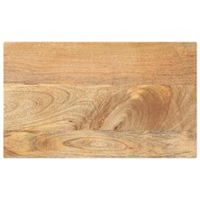 Tafelblad rechthoekig 40x20x2,5 cm massief mangohout