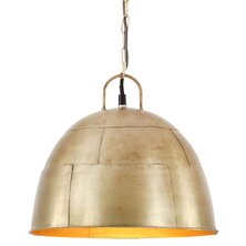 Hanglamp industrieel vintage rond 25 W E27 31 cm messingkleurig