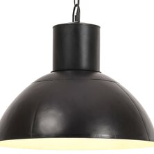 Hanglamp rond 25 W E27 48 cm zwart