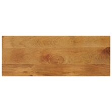 Tafelblad rechthoekig 90x20x3,8 cm massief mangohout