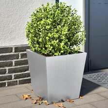 Plantenbakken 2 st 40x40x40 cm gegalvaniseerd staal