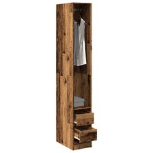 Kledingkast 30x50x200 cm bewerkt hout oud hout