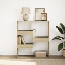 Boekenkast / kamerscherm 100x33x115 cm sonoma eikenkleurig