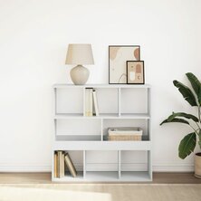 Boekenkast/kamerscherm 100x33x94,5 cm wit