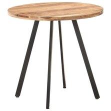 Eettafel 80 cm massief acaciahout