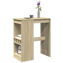 Bartafel met rekken 90x47,5x103,5 cm bewerkt hout sonoma eiken