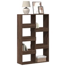 Boekenkast 100x33x155,5 cm bewerkt hout bruin eikenkleurig