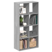 Kamerscherm / boekenkast 69,5x29x137,5 cm hout grijs sonoma eik