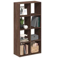 Kamerscherm / boekenkast 69,5x29x137,5 cm hout bruin eikenkleur