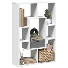 Boekenkast 63x20x90 cm bewerkt hout wit