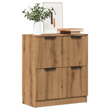 Dressoir 60x30x70 cm bewerkt hout artisan eikenkleurig