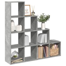 Kamerscherm / boekenkast 4-laags 131,5x29x131,5 cm hout grijs