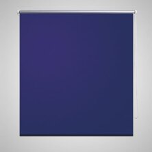 Rolgordijn verduisterend 120 x 175 cm marineblauw