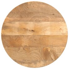 Tafelblad rond &Oslash; 40x2,5 cm massief ruw mangohout