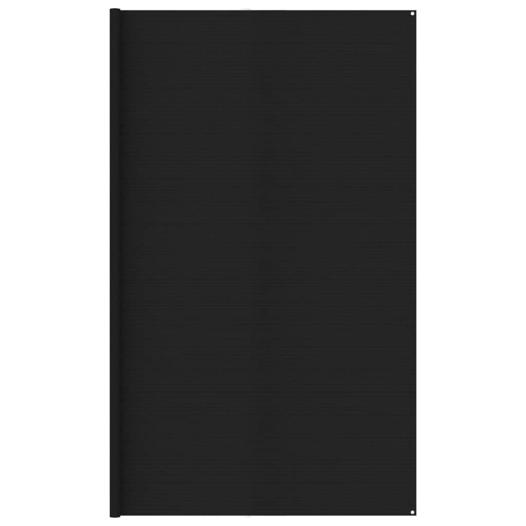 VidaXL Tenttapijt 400x400 cm HDPE zwart