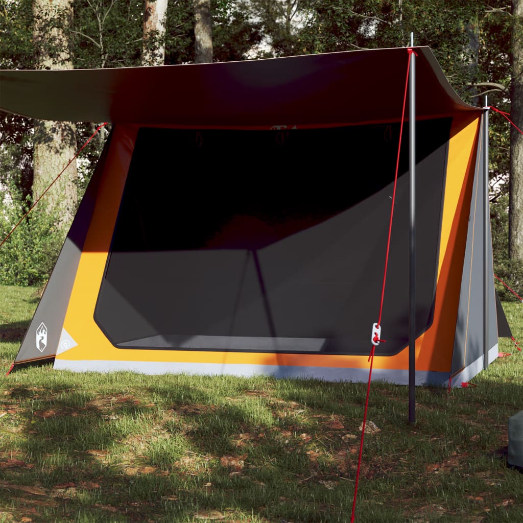 VidaXL Tent 2-persoons waterdicht grijs en oranje
