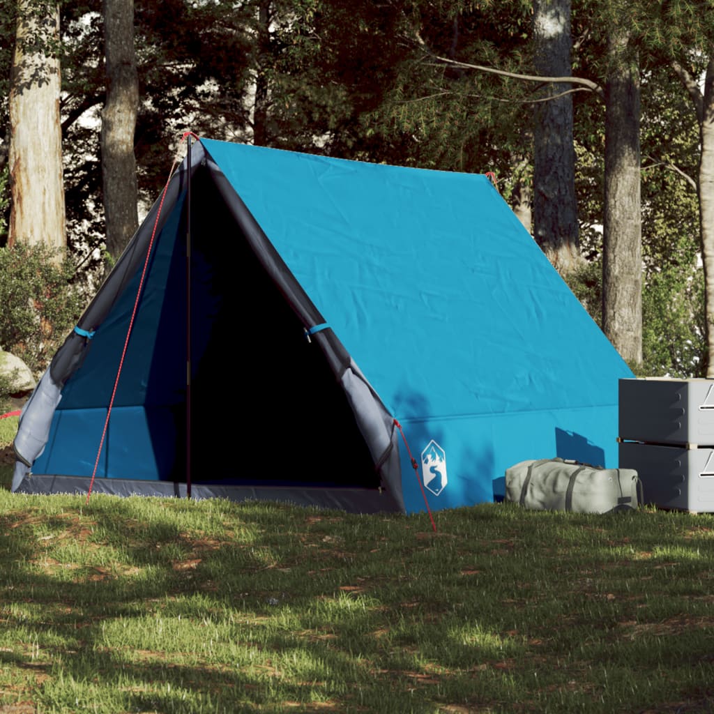 VidaXL Tent 2-persoons A-frame waterdicht blauw