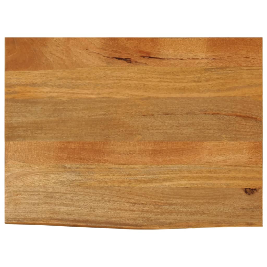 VidaXL Tafelblad met natuurlijke rand 80x60x3,8 cm massief mangohout