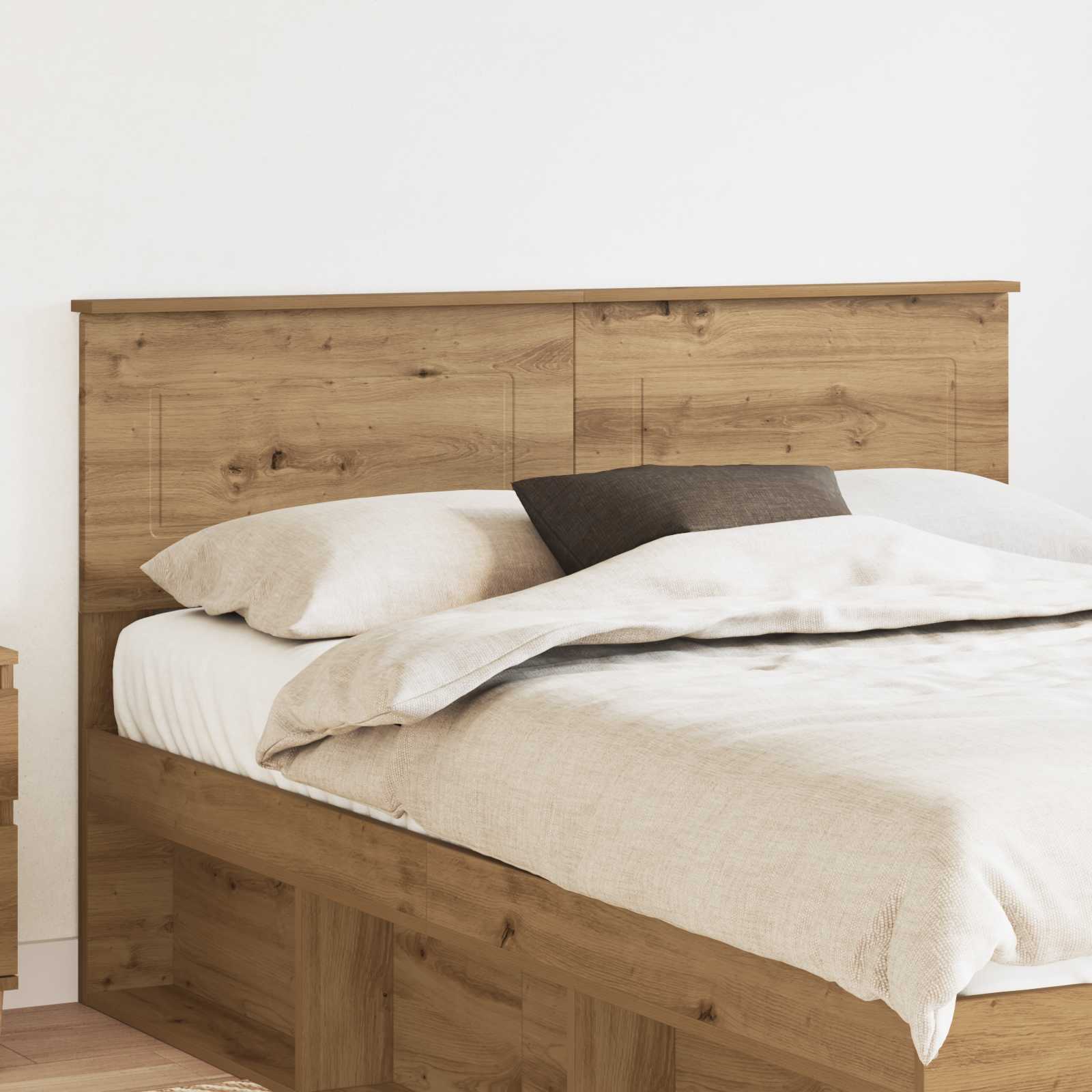 Hoofdbord Artisan Eiken 150 cm Bewerkt hout