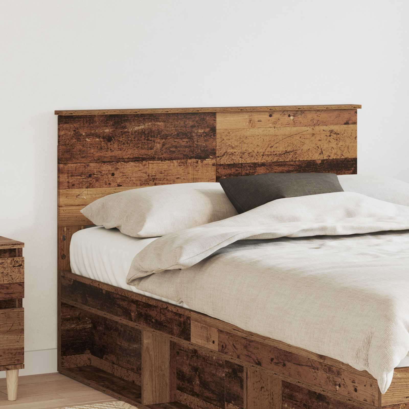 Hoofdbord Oud Hout 120 cm Bewerkt hout